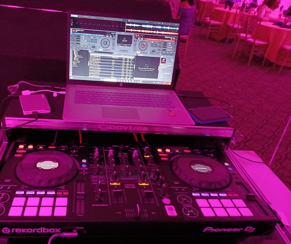 DJ Brown Boy event performance with professional setup